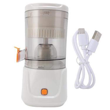 Imagem de Espremedor elétrico de frutas cítricas, sem fio, portátil, recarregável, pequena máquina para cozinha doméstica, suco rápido alimentado por USB para apartamentos, dormitórios,