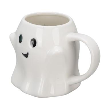 Imagem de RiToEasysports Caneca de café Fantasma de Halloween, Design de Cerâmica 3D Ghostface, Acessórios Assustadores de Halloween de 14 Onças para Escritório Doméstico, Presentes de Aniversário para