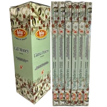 Imagem de Incenso Indiano Bic Chama Dinheiro - Abundância 6 Caixas