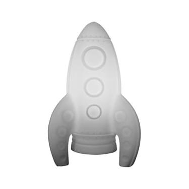 Imagem de Luminária Foguete Espacial Infantil Bivolt – Iluminação Decorativa Suave para Quarto de Criança e Espaço de Leitura
