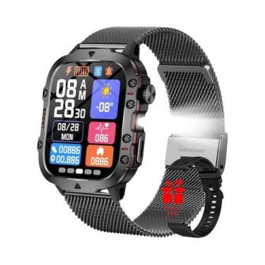 Imagem de Relógio Inteligente Masculino À Prova D'Água Para Atividades Ao Ar Liv