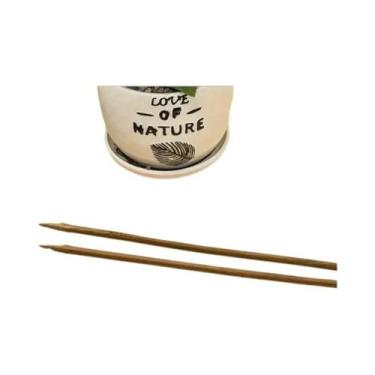 Imagem de Conjunto De Agulhas De Tricô Longas Carbonizadas De 36cm Para Tricô De