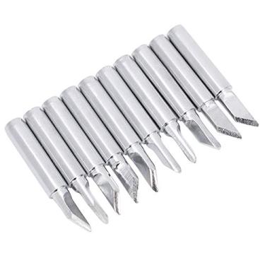 Imagem de aqxreight Ponta de Ferro de Solda de 10 Peças Ferramentas de Ferro de Solda de Aquecimento Interno de Latão 900MTK de Serviço Longo Amigável Ponta de de de de de Chumbo de de 900M de de Aquecimento