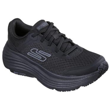 Imagem de Skechers Sapato feminino Max Amortecimento com Cadarço Food Service, Preto, 34