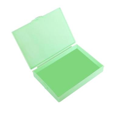 Imagem de Sclmgo Bandeja Organizadora para Pintura com Diamantes, de Funil para Organização E de Miçangas, Material PP, Ideal para Projetos de Ar, Verde, Tamanho real