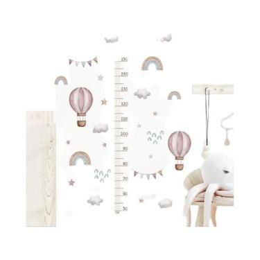 Imagem de Adesivos De Parede De Régua De Altura De Animais De Desenho Animado Pa