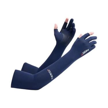 Imagem de Luvas De Ciclismo De Manga Longa Anti-UV Para Homens E Mulheres, Respi