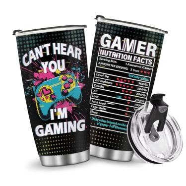 Imagem de Copos isolados para jogos, caneca de 590 ml, presentes de aniversário de Natal para homens, pai, avô, meninos, crianças, filho, carro, viagem, acessórios essenciais essenciais para o frio