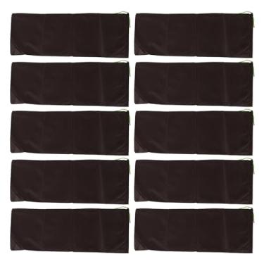 Imagem de Sacos de areia com barreira contra inundações, sacos de areia com proteção contra inundações de lona longa espessada, saco de areia para controle de inundação com cordão à prova (Café)