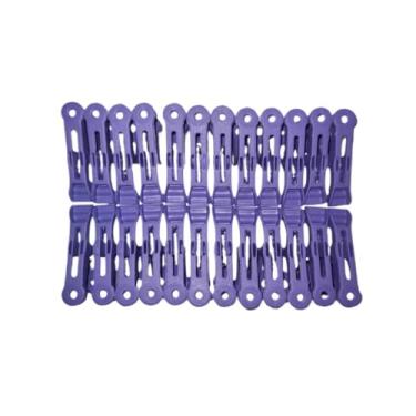Imagem de Prendedor Reforçado de roupa, Pregador Reforçado de roupa para varal 3.5 cm x 5.5 cm para Roupas Leves e Pesadas, Duráveis para Uso Doméstico(120 Roxo)