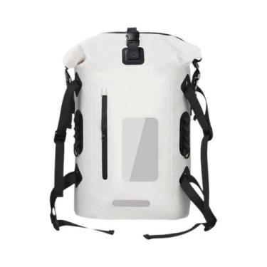 Imagem de Mochila Impermeável Grande De PVC 30L Para Natação, Trekking, Rafting 