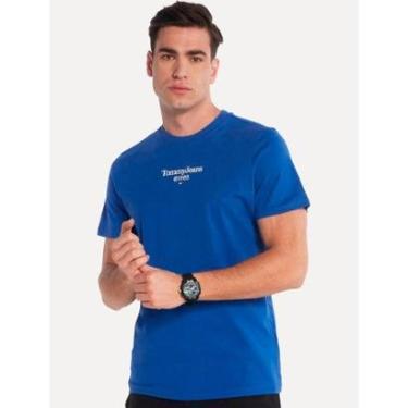Imagem de Camiseta Tommy Jeans Masculina Regular TJ 85 Entry Azul Royal-Masculino