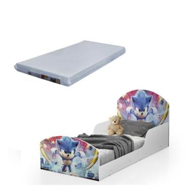 Imagem de Mini Cama Adesivada Infantil Menino/Menina 100%Mdf Personagens Com Col