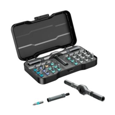 Imagem de IEUDNS Conjunto de Chaves de Fenda 24 em 1 com Catraca, Kit de Ferramentas Portátil em Estojo para Reparos de Computadores E Eletrônicos Domésticos