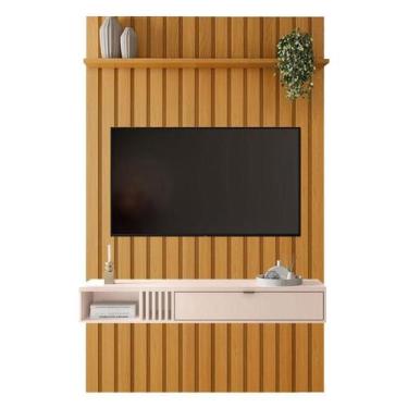 Imagem de Painel Ripado You Bless 1.3 Cinamomo Off White - HB Móveis - HB Moveis