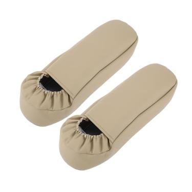 Imagem de REPAIROCK Capa de apoio de braço de assento para Ford F-250 1999-2007 para Ford F-350 1999-2007 capa de descanso de braço protetor de braço capa de inserção anti-arranhões bege