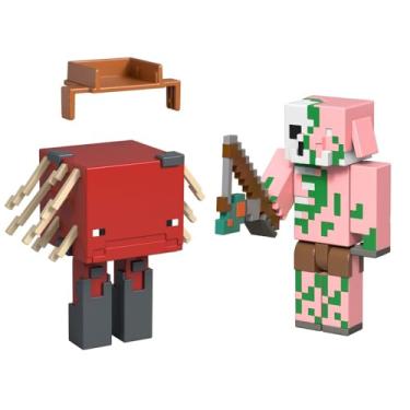 Imagem de Minecraft Vanilla Action Figure Nether Foes 8.3 cm for Ages 6 and Up
