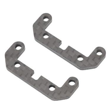 Imagem de HUIOP Suporte Estabilizador de Barra Estabilizadora de Placa Montagem Barra Antirrolamento Fibra Carbono Com Suporte Pára-choque Carbono para TT02 para Acessórios