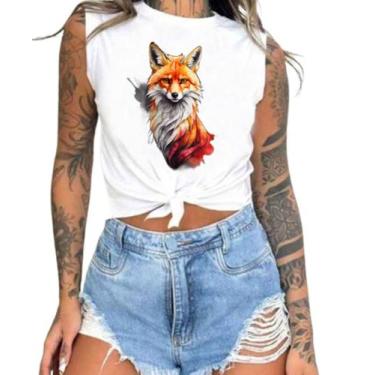 Imagem de Cropped T-Shirts Feminino Estampado Várias Estampas 39 - megan basic, 