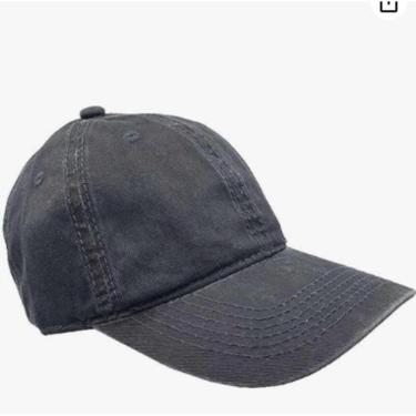 Imagem de Boné Trucker Adulto Unissex Liso basico Aba Curva Algodão Cinza Escuro-Unissex