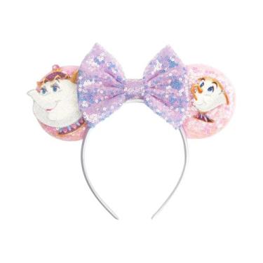 Imagem de Tiara De Cabelo Da Senhora Potts De a Bela E a Fera Da Disney, Tiara D