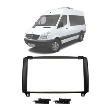 Imagem de Moldura Fiamon 8" Mercedes-Benz Sprinter 13/19 Padrão Pioneer - Preta