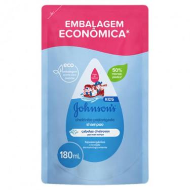 Imagem de Shampoo Infantil Johnson Baby Refil Cheirinho Prolongado 180ml - Johns