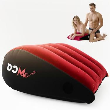 Imagem de Travesseiro inflável para casais – Almofada de posicionamento ajustável para quadris, joelhos e costas – Suporte portátil para conforto, relaxamento e conexão compartilhada em casa ou fora