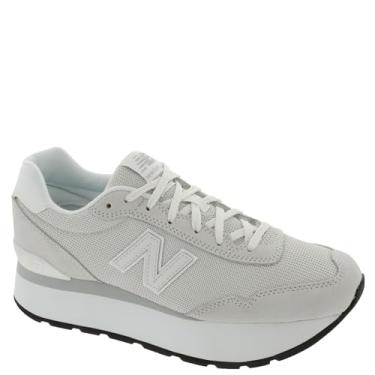 Imagem de New Balance Tênis feminino 515 V3, Branco/Branco, 39