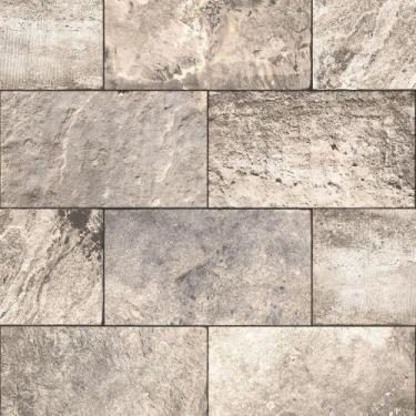 Imagem de Papel De Parede Vinilico 52Cmx10M Madeira Rustica Marrom - Revex