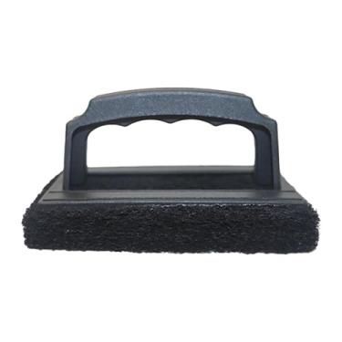 Imagem de Bothyi Escova de limpeza para grelha, cabo confortável, removedora de ferrugem, versátil, ideal para presentear homens, fácil de limpar, acessório para, Cabeça de Esponja Abrasiva