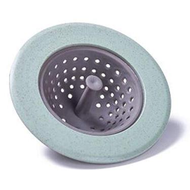 Imagem de Tampa de ralo para entupimento pia cozinha banheiro piso doméstico - Ótima ferramenta filtrar cabelo fácil usar tamanho compacto perfeito vários lugares