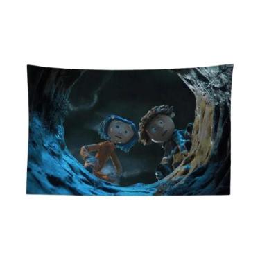 Imagem de Tapeçaria De Parede Estética Do Filme Coraline Para Decoração De Quart