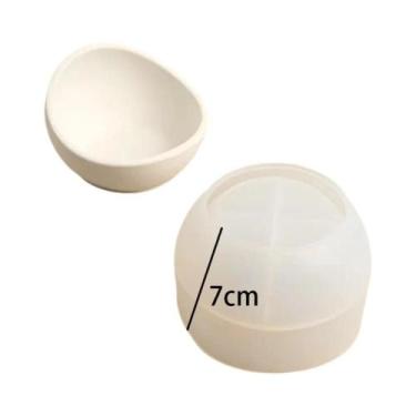 Imagem de Molde De Silicone Redondo Para Vaso De Candeiro, DIY, Para Concreto, V