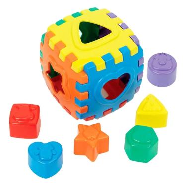 Imagem de Cubo Educativo Mundo Curioso - GGB Brinquedos 