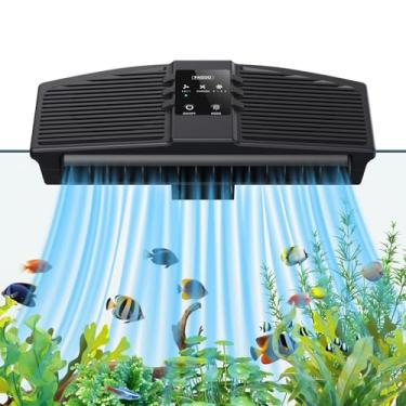 Imagem de PAIZOO Ventilador de resfriamento de aquário, ventilador de resfriamento de aquário com 3 modos de velocidade, resfriador de água para aquário para acessórios de peixes Axolotl Betta, 7W