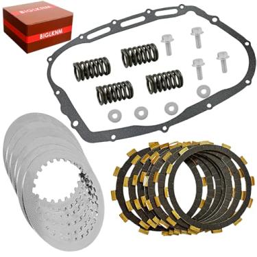 Imagem de BIGLKNM Kit de junta de mola de placas de fricção de embreagem compatível com Boulevard S50 VS800 Intruder 700 VS700GLEP GLE 800 VS800GL/GLV Intruder 750 VS750GLP Substituir para 21441-37400 21442