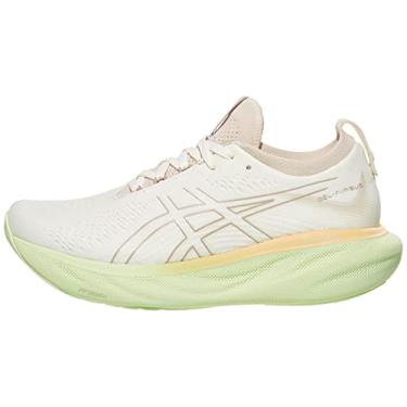Imagem de ASICS T nis de corrida feminino Gel-Nimbus 25, Creme/Frama, 9.5
