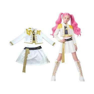 Imagem de Fantasia Infantil K-pop Zoey Rumi 2025 Para Cosplay De Filme, Vestido 