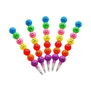 Imagem de Caneta De Grafite Infantil Em Formato De Pirulito E Bloco De Montar, 1