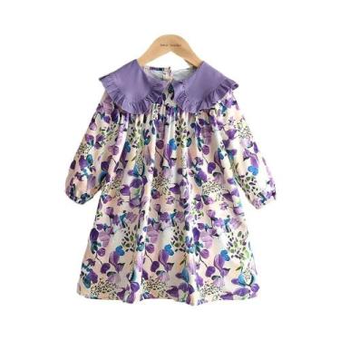 Imagem de Vestido De Princesa De Manga Longa Para Meninas, Outono E Primavera, E
