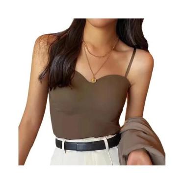 Imagem de Camisola Branca Sem Mangas Para Mulheres, Top De Verão Em Seda Gelada,