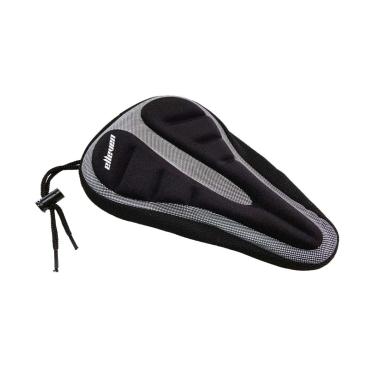 Imagem de CAPA ASSENTO SELIM MTB BIKE BICICLETA COM GEL 26,5 X 17,5cm