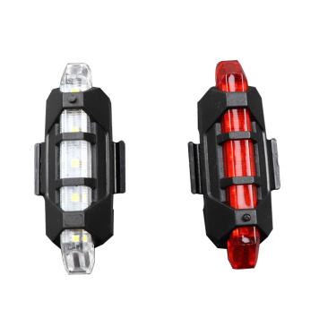 Imagem de Lanterna Traseira Sinalizador Para Bike Recarregável