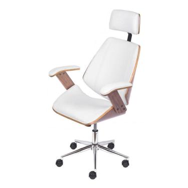 Imagem de Cadeira Presidente Bergen Alta - Branco