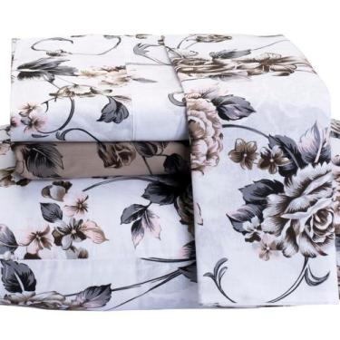 Imagem de Jogo de Cama Desire Casal King Size 4 Peças Percal 200 Fios 100% Algod