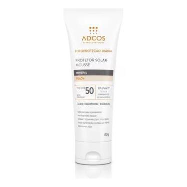 Imagem de Adcos Protetor Solar Mousse FPS50 40g - Cor Peach 9894