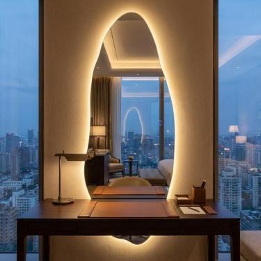 Imagem de Espelho Orgânico Venus 150x60cm Banheiro Led Touch Lopazzi