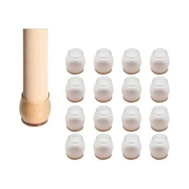 Imagem de 16 Peças De Protetores De Silicone Antiderrapantes Para Pés De Móveis,