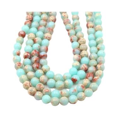 Imagem de Contas De Pedra Natural De Quartzo Transparente Redondas Soltas, Fio D